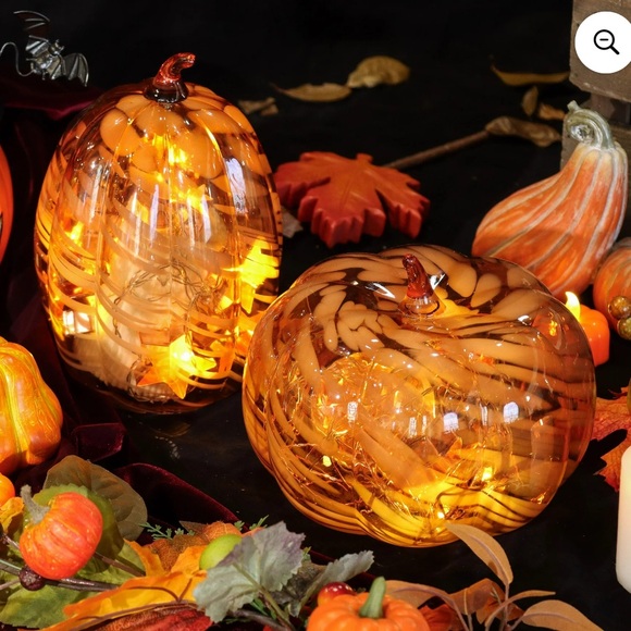 Blown Glass Pumpkins - Picture 10 of 10